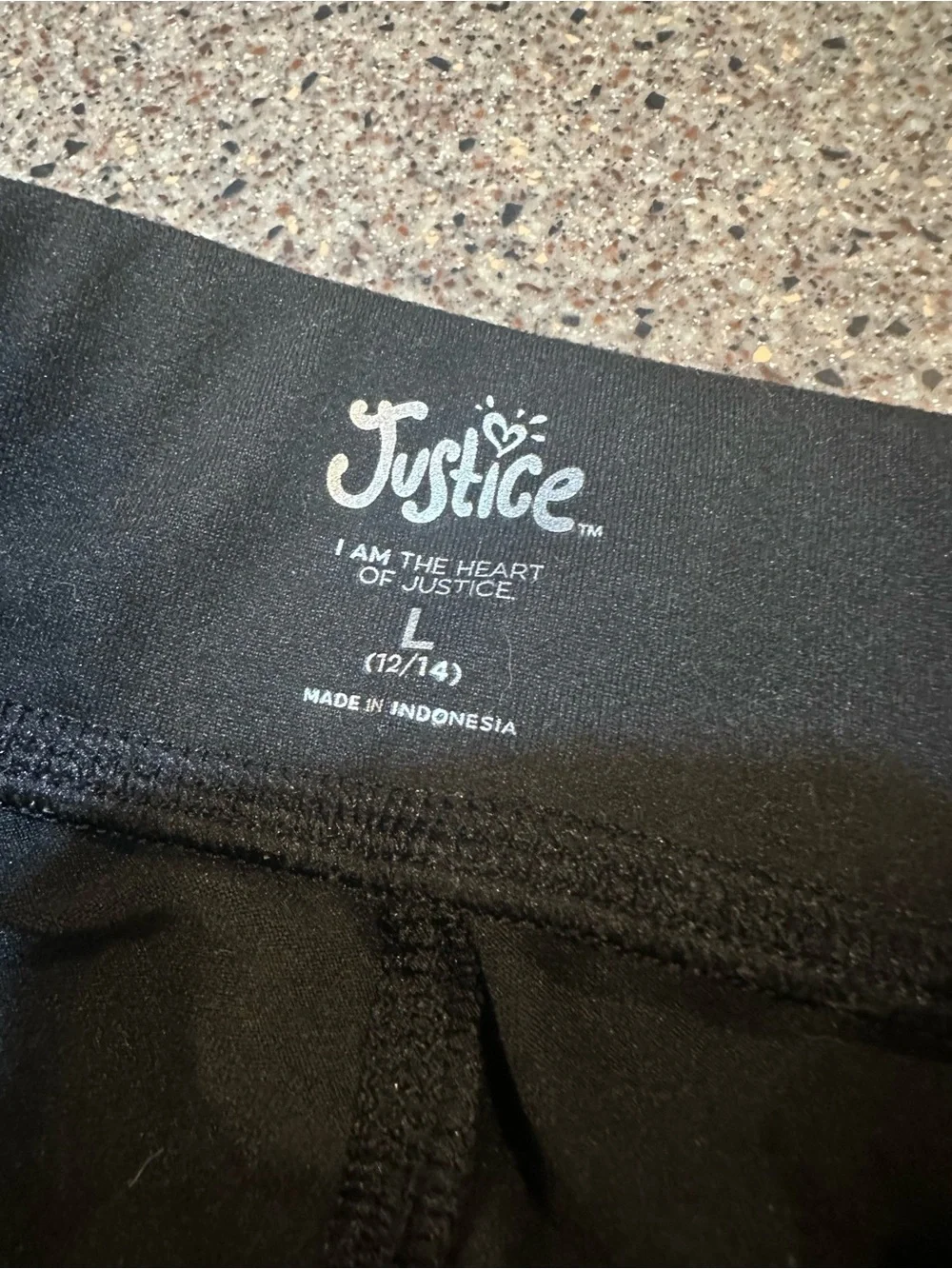 Justice Black Girls' Active Leggings